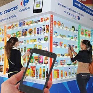 Carrefour teste le supermarché virtuel